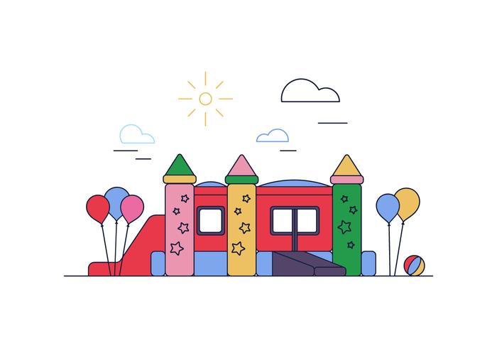 Free Bounce House Vector