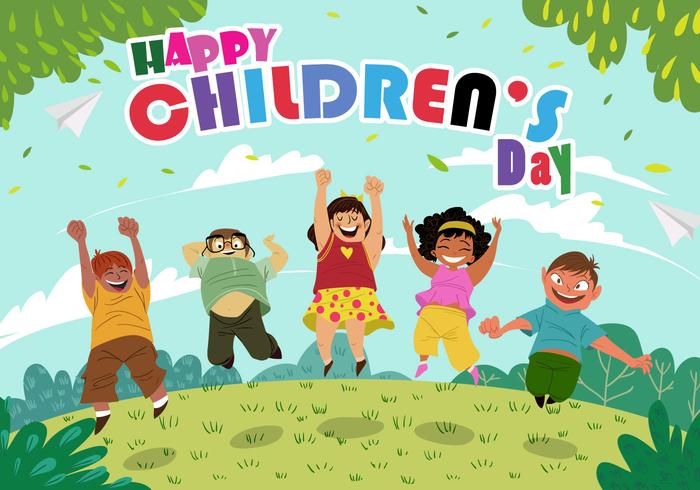 Happy Childrens Day vector