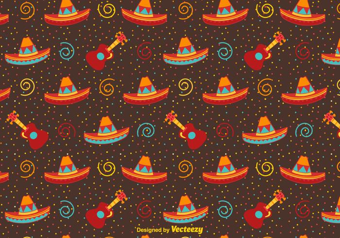 Festive Mexican Vector Background