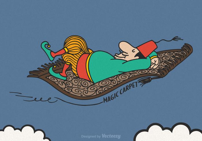 Free Vector Magic Carpet Illustration