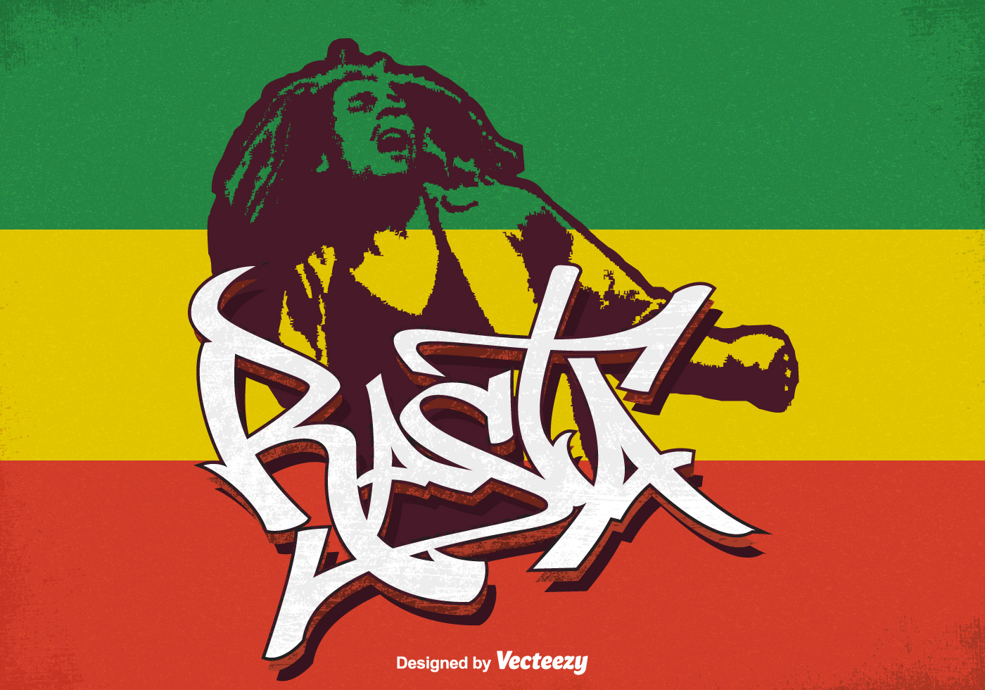Rasta Vector Background Vector Art At Vecteezy