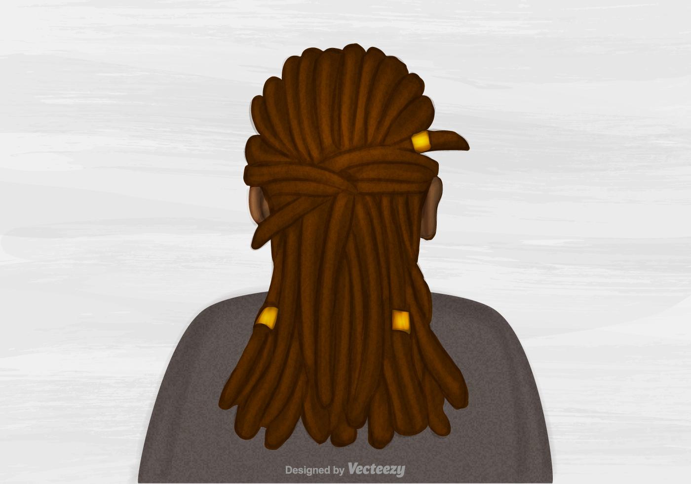 Free Vector Dreads Hairstyle Illustration 125121 Vector Art at Vecteezy