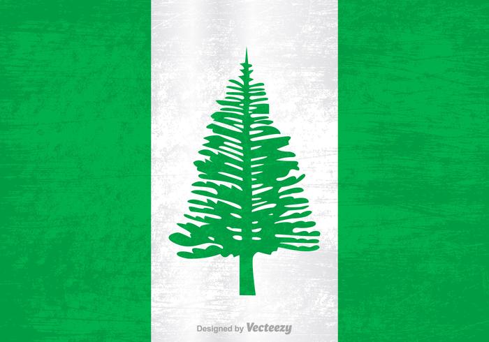 Free Vector Grunge Flag Of Norfolk Island