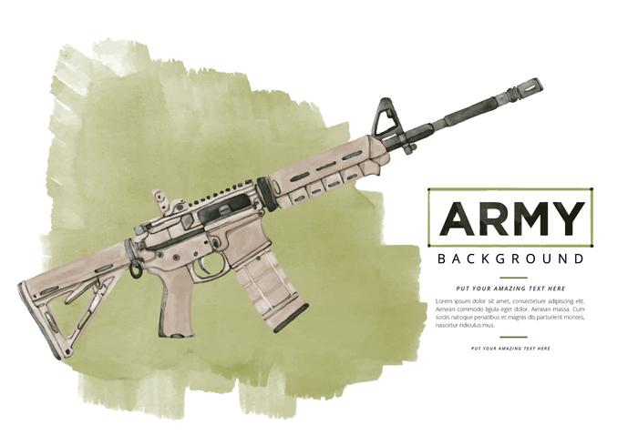 Free Ar15 Watercolor Background vector