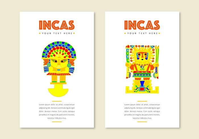 Incas Tarjetas vector