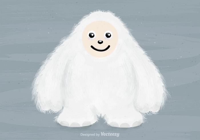 Vector libre Yeti carácter