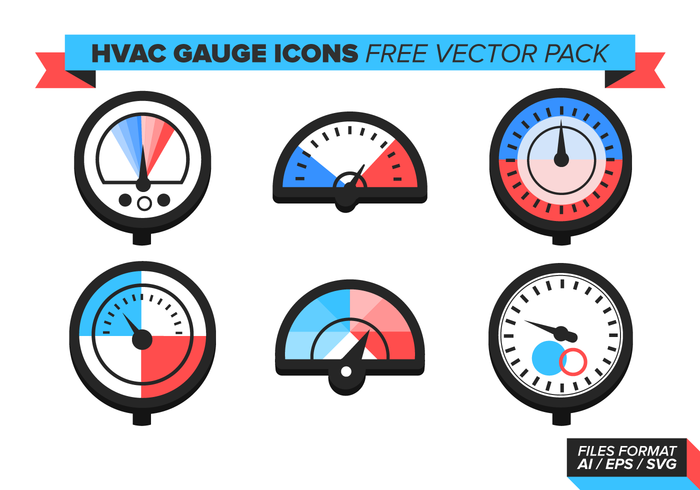 HVAC Gauge Icons Free Vector Pack HVAC Gauge Icons Free Vector Pack
