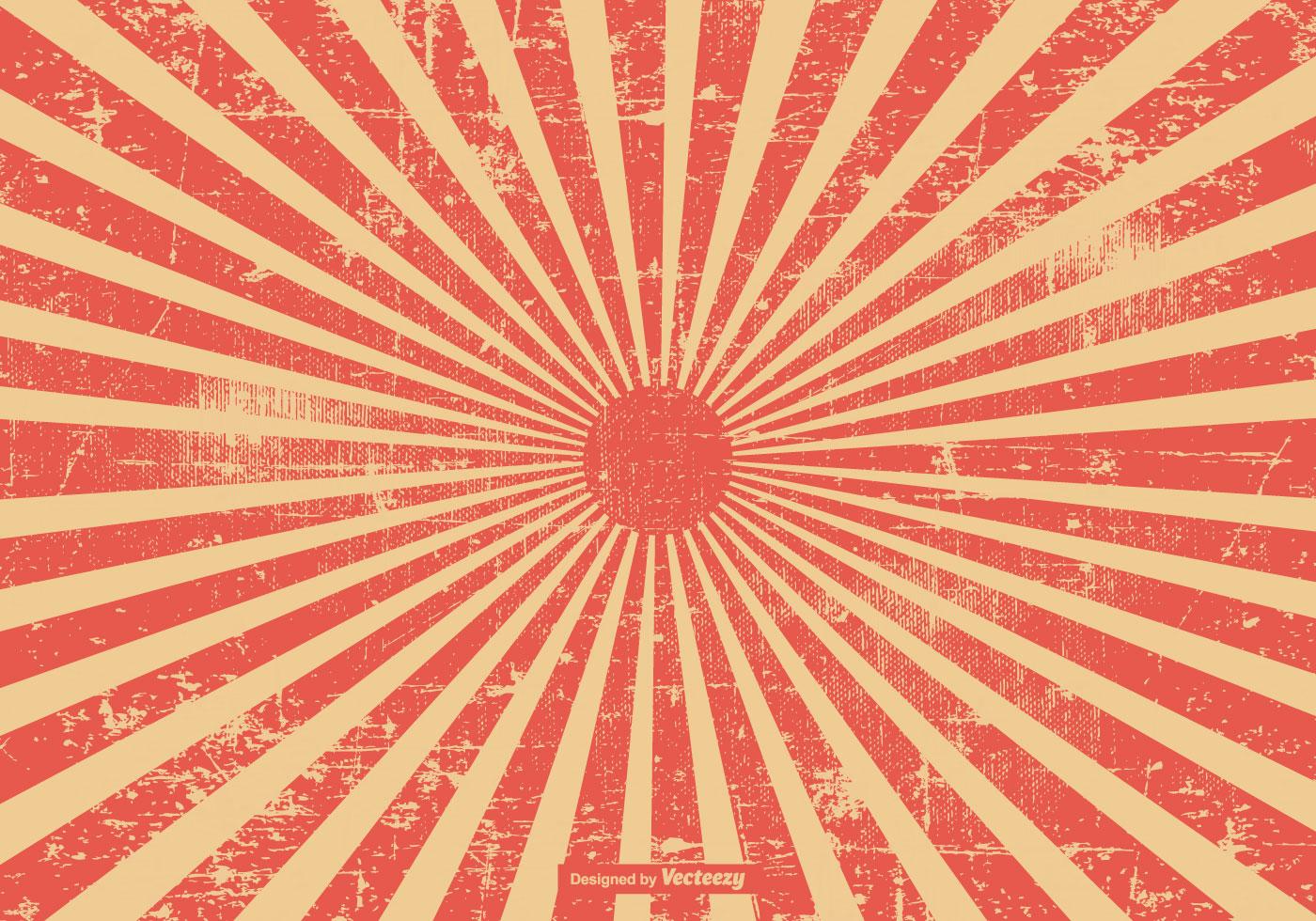 Red Grunge Style Sunburst Background 125329 Vector Art at Vecteezy