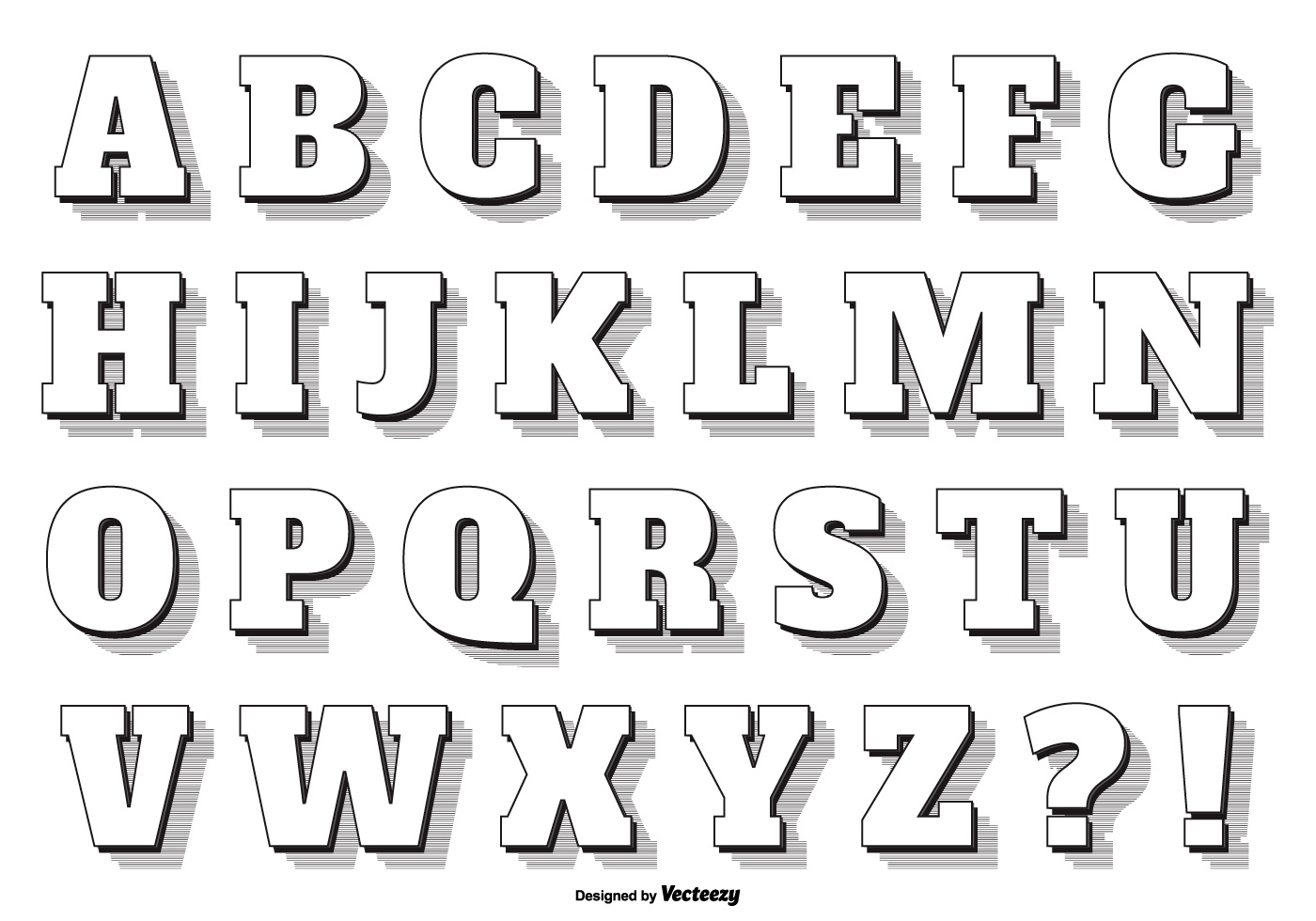 Alphabet Letters Vector Art Icons And Graphics For Free Download