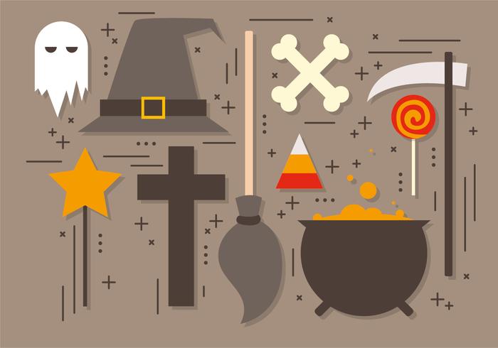 Free Halloween Elements Vector Collection