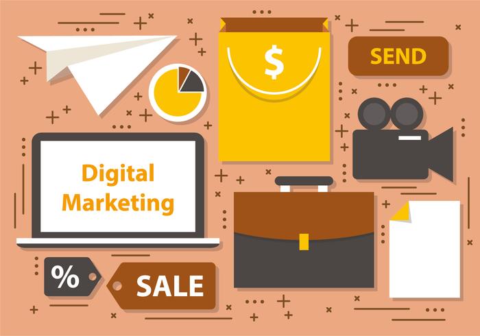 Free Digital Marketing Business Vector Icons