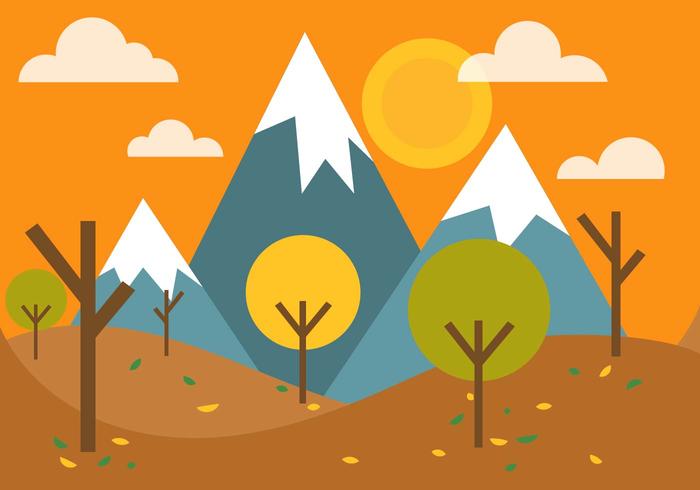 Free Vector Autumn Landscape