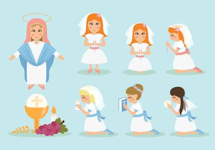 Free Communion Icons vector