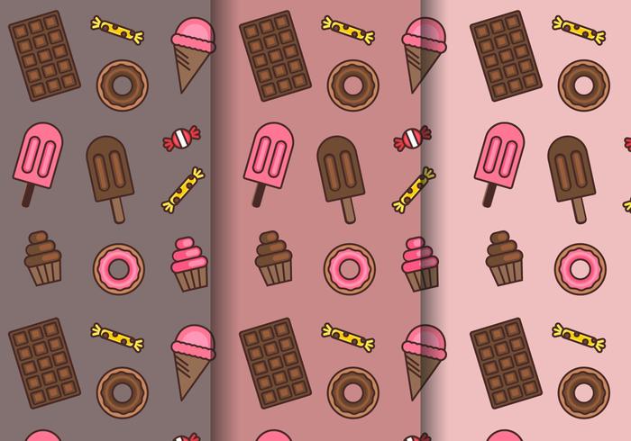 Free Sweets Pattern Vector