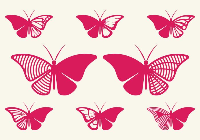 Cutout Butterfly vector