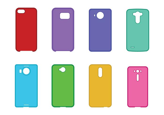 Phone Case Set vector