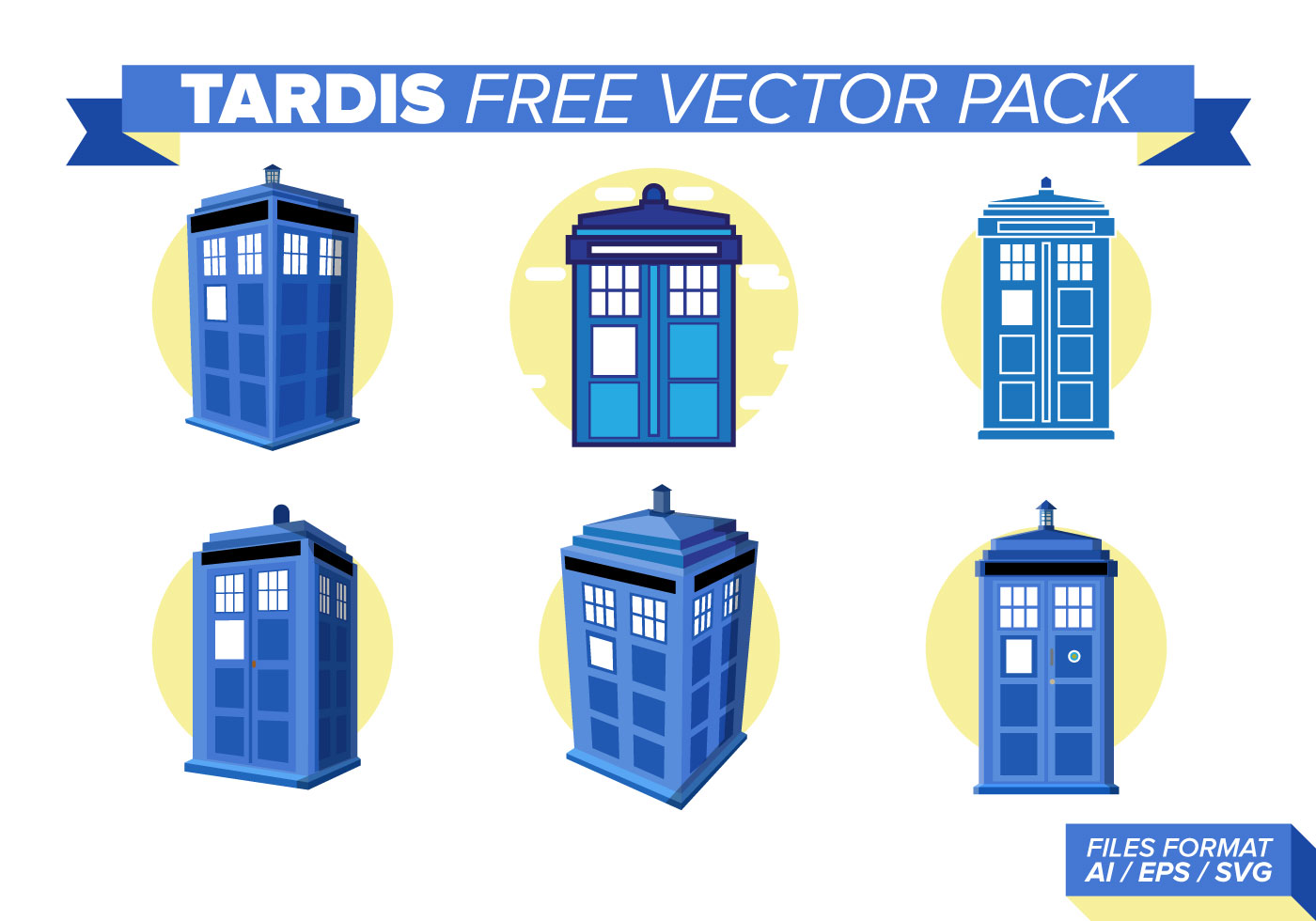 Download Tardis Free Vector Pack - Download Free Vectors, Clipart Graphics & Vector Art