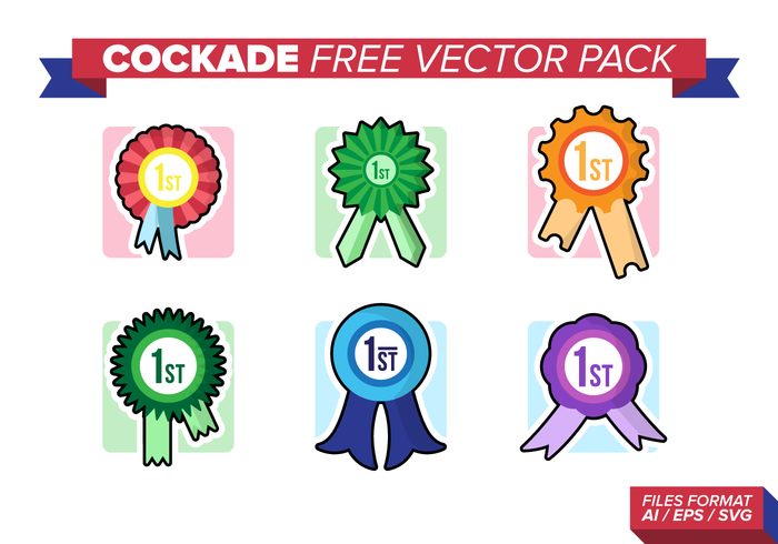 Cockade Free Vector Pack Cockade Free Vector Pack