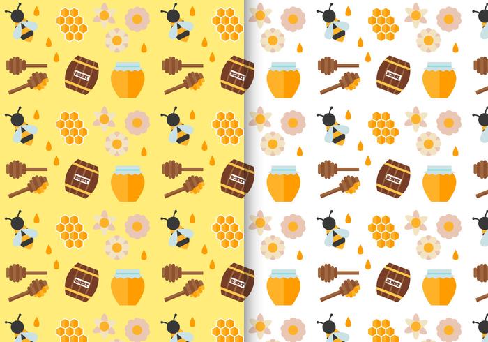 Free Honey Pattern Vector pack