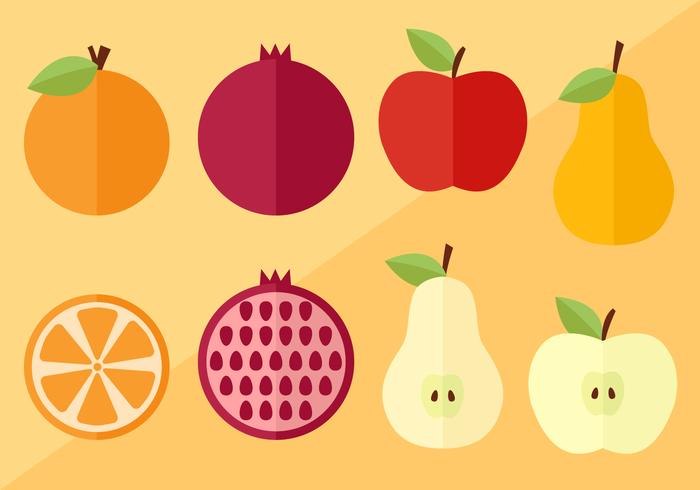 Fruit Slices and Vectors Fruit Slices and Vectors