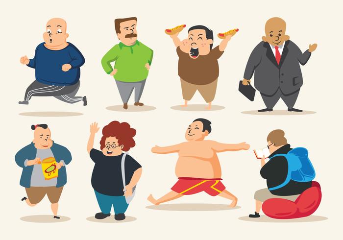 Download Fat Guy Vector 125608 Vector Art at Vecteezy