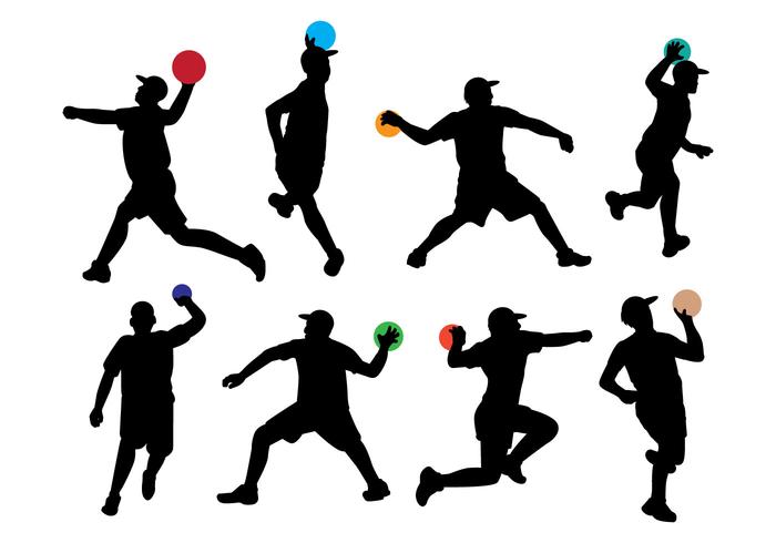 Iconos de Dodge Ball gratis vector