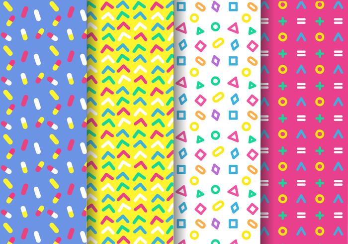 Free Memphis Pattern Vector