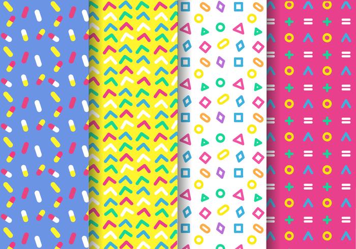 Free Memphis Pattern Vector