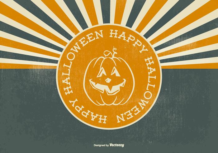 Retro Halloween Illustration Retro Halloween Illustration