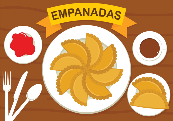 Empanadas Ilustraciones Vectoriales vector