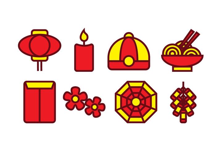 Free Chinese Icon Set vector