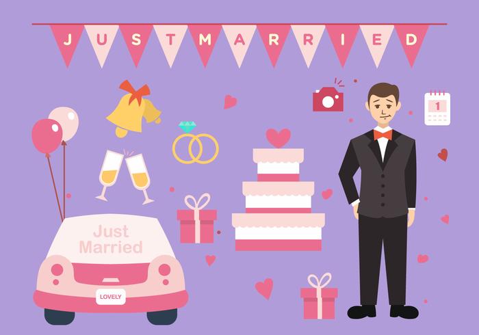 Groom Wedding Vector Pack