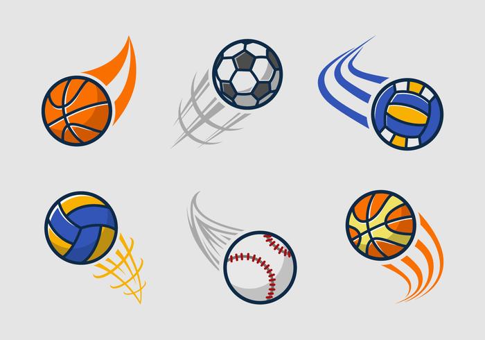 Kickball team logo pack vector