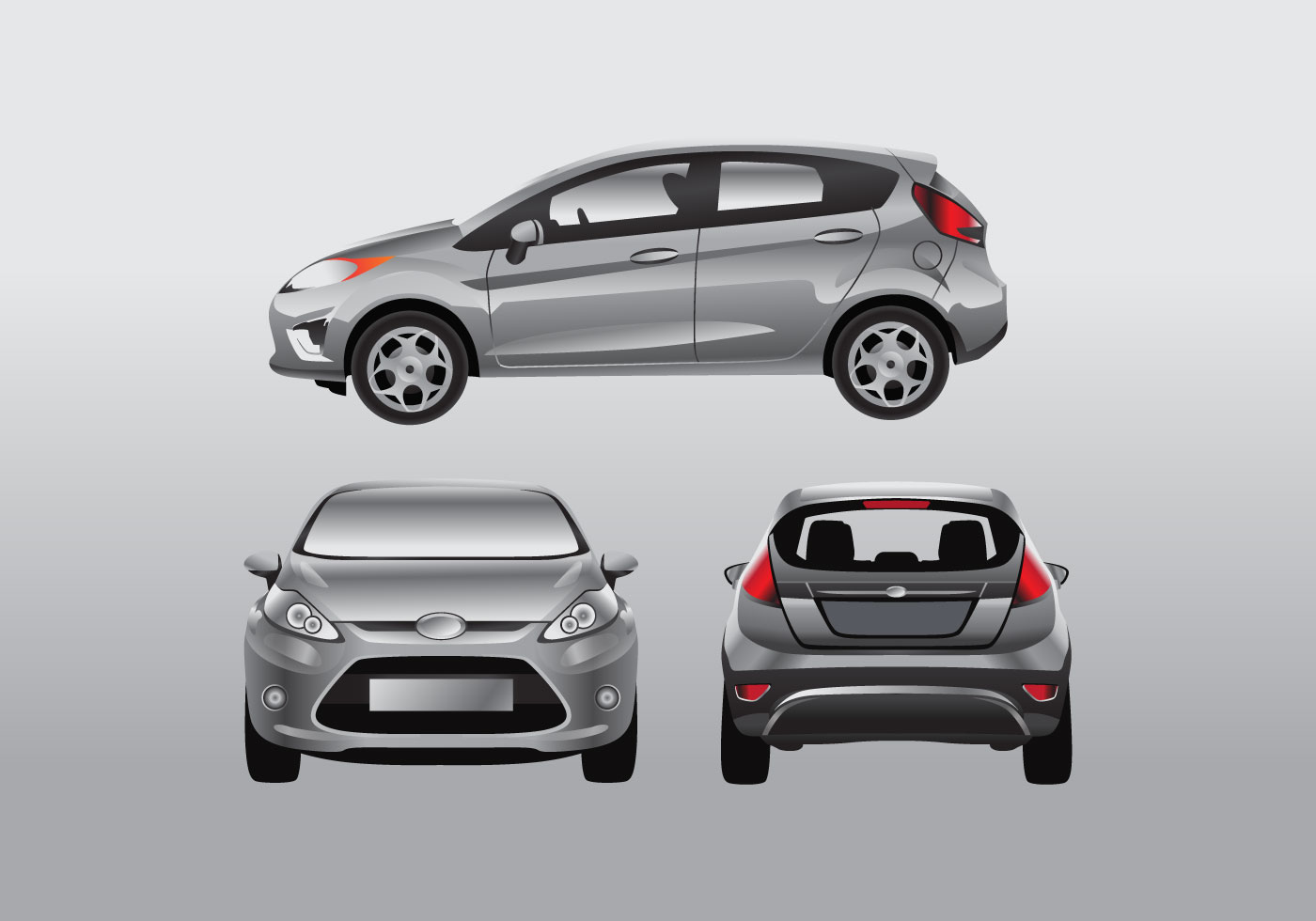 Car Mock Up Free Vector Art 11 Free Downloads