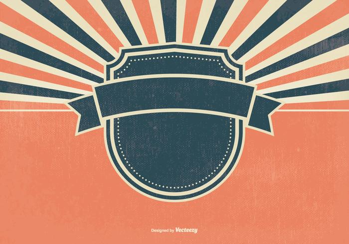Blank Retro Style Background vector