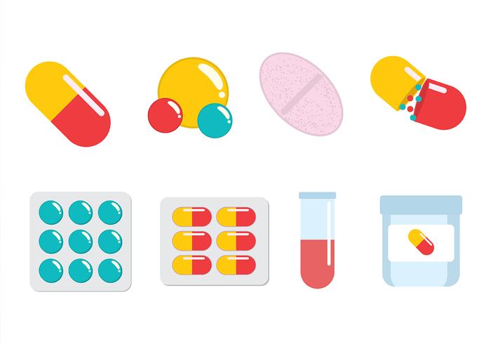 Pill Box Vector