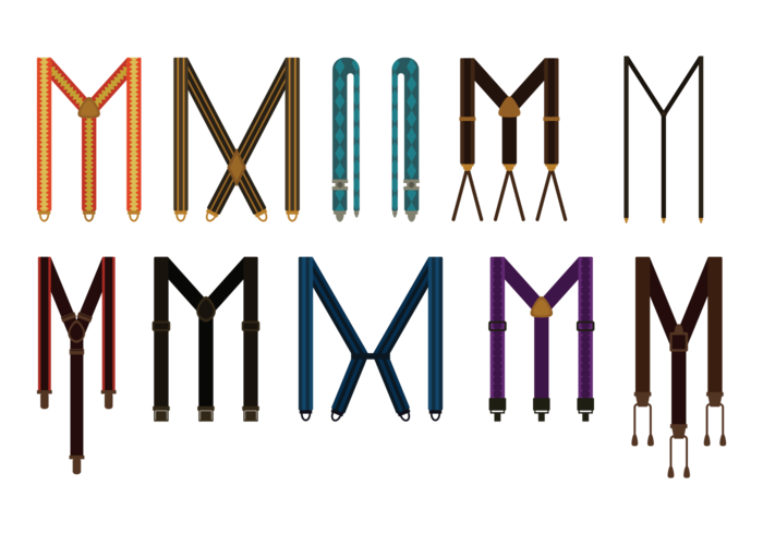 Suspenders Vector