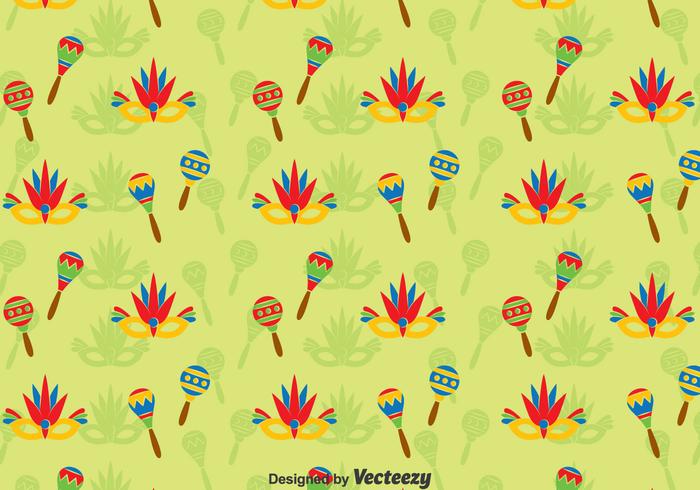 Samba Festival Patern vector