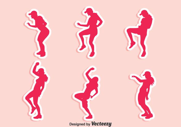 Zumba Dance Vector Set