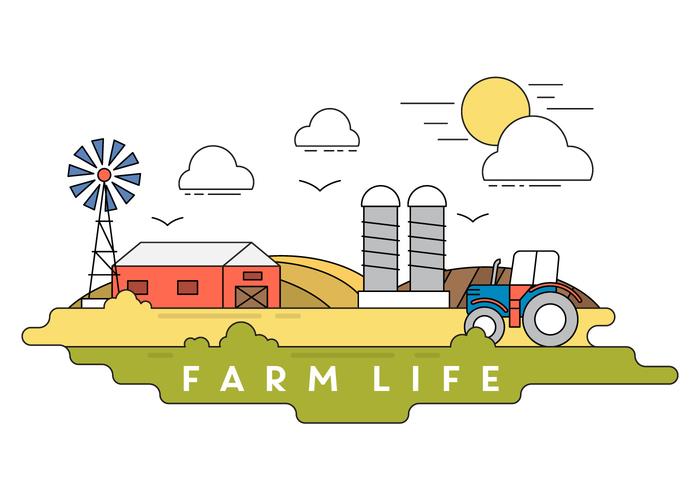 Farm Vector Illustration