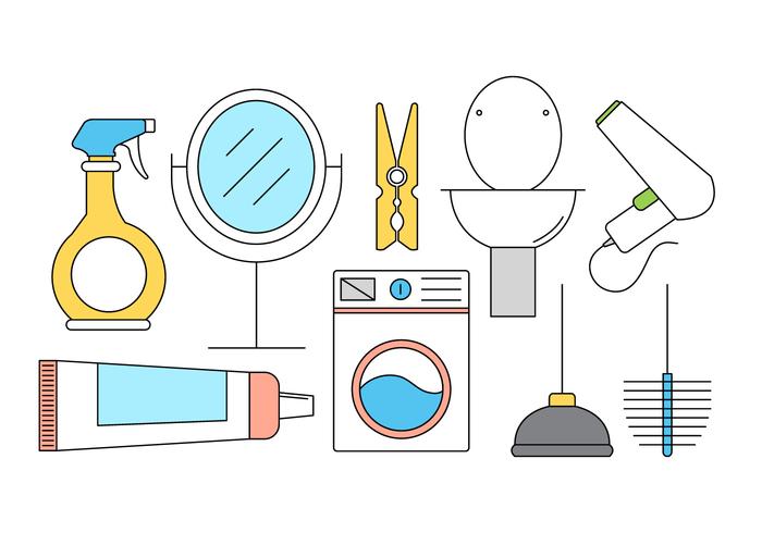 Free Vector Cleaning Icons Free Vector Cleaning Icons