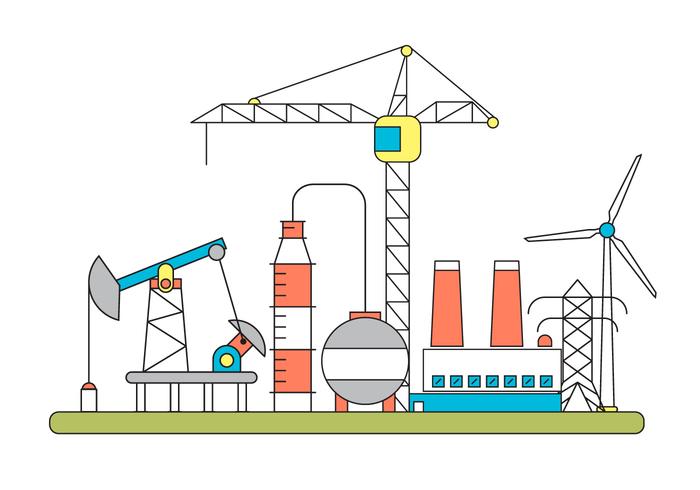 Factory Vector Illustration