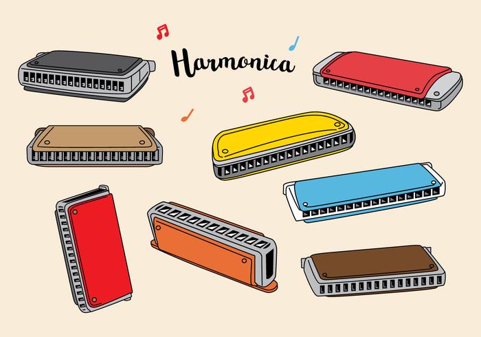 Free Harmonica Vector