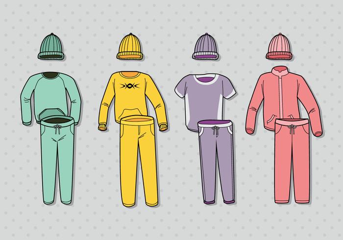 Free Colorful Tracksuit Vector