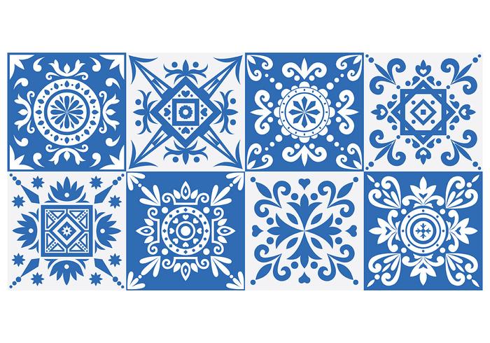 Azulejo Patrones vector