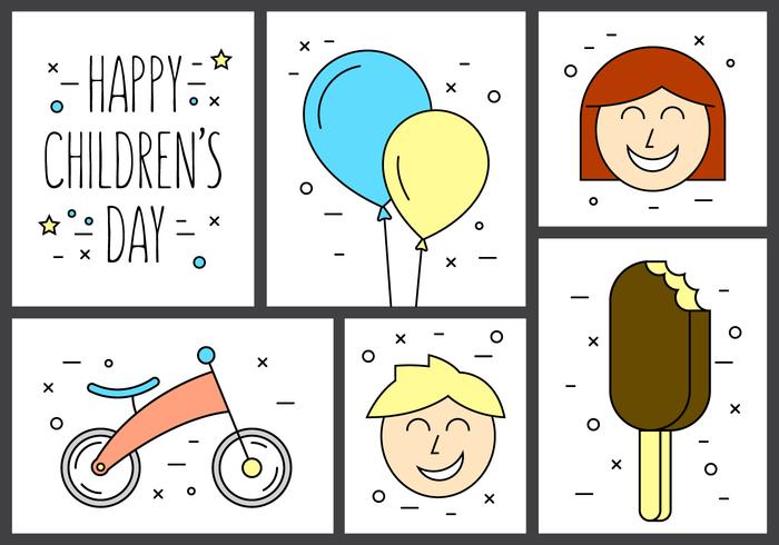 Free Children's Day Vectors