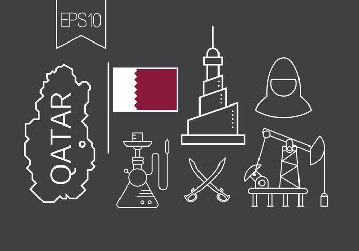 Free Qatar Vector Icons