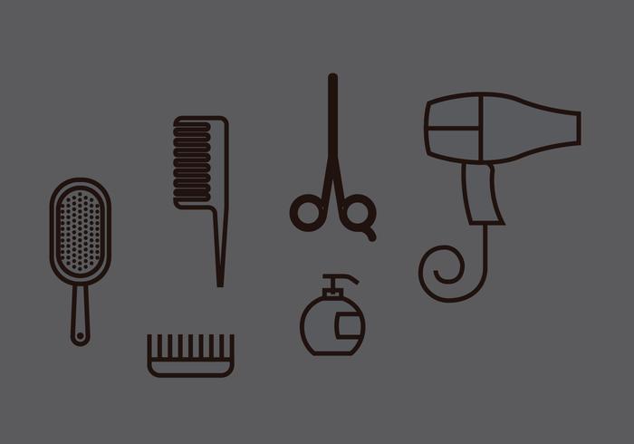 Hair Clippers Vector Set Hair Clippers Vector Set