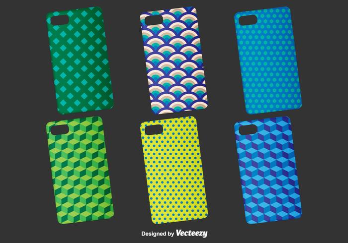 Geometric Phone Cases Vector Template