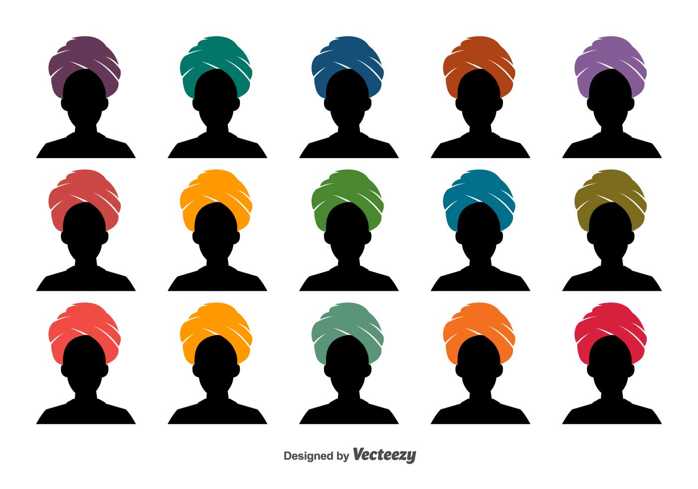 Turban Vector Icon Set 126046 Vector Art at Vecteezy